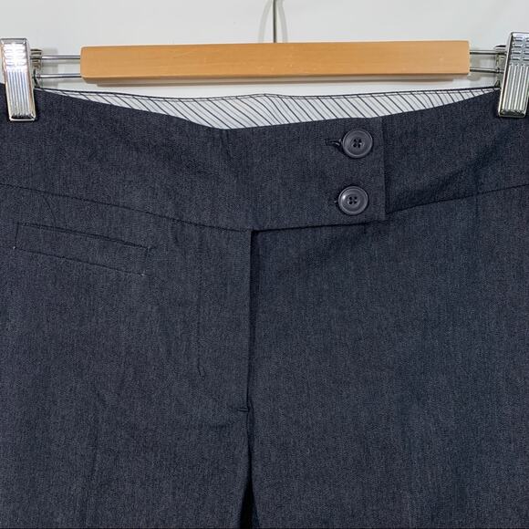 Smart Set Straight Leg Trouser Pants Chambray Denim Look Size 11 - Picture 6 of 9